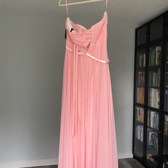 Boutique 1861 Pink Chiffon Dress - NWT, Plus Size 18 - Picture 3 of 15